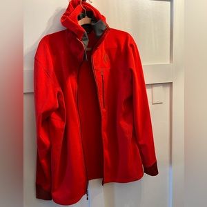 Black Diamond fleece lined hooded jacket